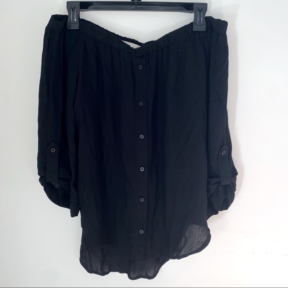 Beautiful black strapless top